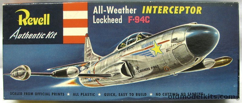 Revell 1/56 Lockheed F-94C Starfire  - With One Piece Stand Arm - Pre 'S' Kit, H210-79 plastic model kit
